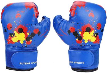 VGEBY1 Children's Boxing Gloves, PU Kids Sparring Punching Training Gloves Fighting Gloves for 2-11 Years Old (Blue) Sports Equipment for Kids