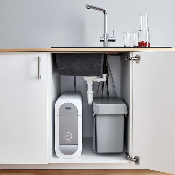 Система сортування сміття GROHE Blue Accessoires 30 см, 2 відсіки по 15 л, сірий (40855000)