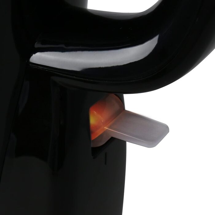 Електричний чайник Emerio WK-125130, 1.7 л, 2200 Вт, з нержавіючої сталі, без BPA, чорний/золотий