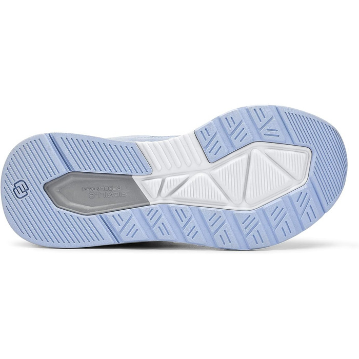 Жіночі кросівки FitVille для бігу та ходьби (широкі) - для плоскостопості, фітнесу, світло-блакитні, 40 EU