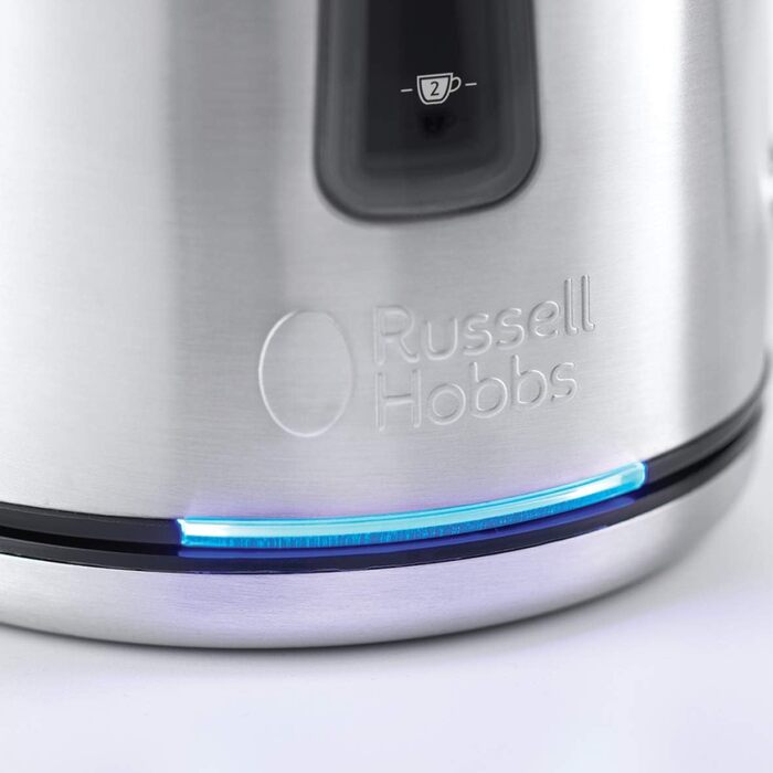 Електричний чайник Russell Hobbs Velocity Fast Boil, 1.7 л, 3100 Вт, нержавіюча сталь