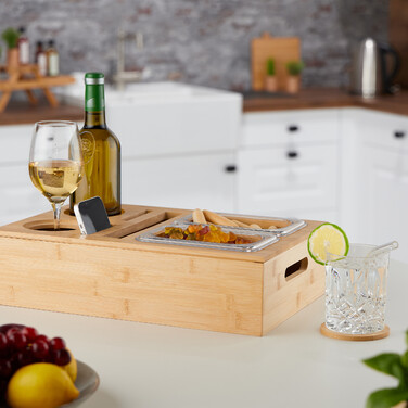 Relaxdays Bamboo Couch Table