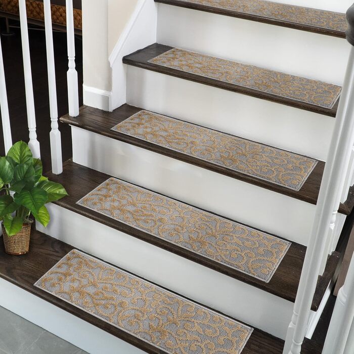 Сходинкові сходи Sussexhome Leaves Collection Beige - набір 13 шт.