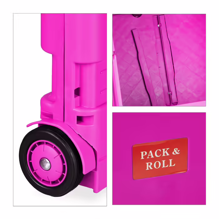 Relaxdays Folding Shopping Trolley