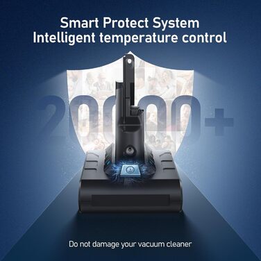 Акумулятор Keenstone 25.2V 6500mAh для пилососів Dyson V10 Animal, Absolute, Motörhead, Fluffy, Total Clean SV12 (замінник V7 6.5Ah)