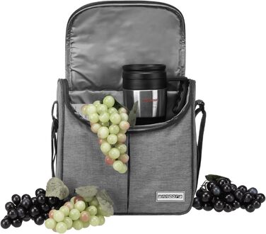 Anndora Cooler Bag Light Grey - Model Selection (04 Liter - Light Grey Melange)