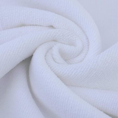 Рушники професійні для перукарів Polyte - мікрофібра, швидковисихаючі, безворсові, 50x101 см, 2 шт. (білі)