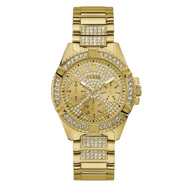 Жіночий годинник Guess Lady Frontier золотистого кольору зі сталевим браслетом, 40 мм, W1156L2