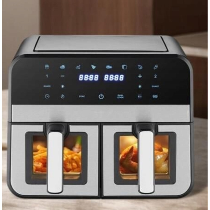 Аерофритюрниця ATC-AF043 з подвійною чашею, 9 л