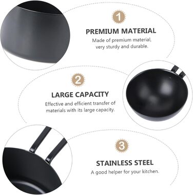 Cabilock 2 Sets Stainless Steel Measuring Cups and Spoons Durable Scoop Coffee Bean Kitchen Helper Set Cooking Utensil Set Stainless Steel Spoon Stainless Steel Measuring Cup Stainless Steel 9 Pieces * 2