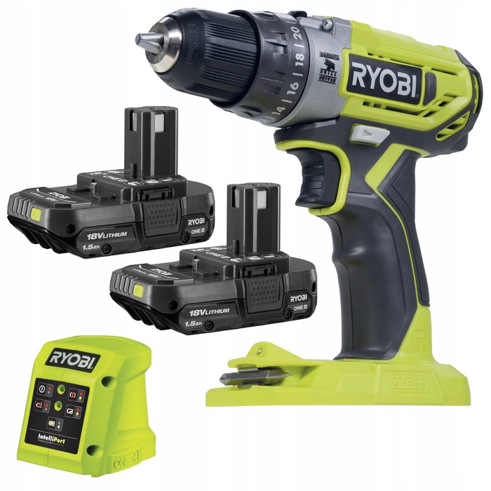 Акумуляторний шуруповерт Ryobi 18 V R18PD2-2C15G