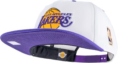 Кепка Mitchell & Ness NBA Lakers Snapback, універсальний розмір, біло-фіолетова