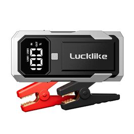 Powerbank для запуску двигуна Lucklike: 3000A, LED-ліхтарик, для авто та мото (до 8.0L бензин/7.0L дизель)