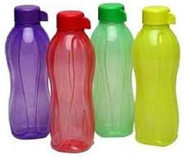 Stunning Plastic Water Bottle Aqua Safe (Set of 4) (500 ml Screw Top)