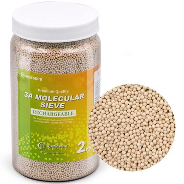 Wisesorb 0.9 kg 3A Molecular Sieve Desiccant Beads Air Dehumidifier Moisture Absorber