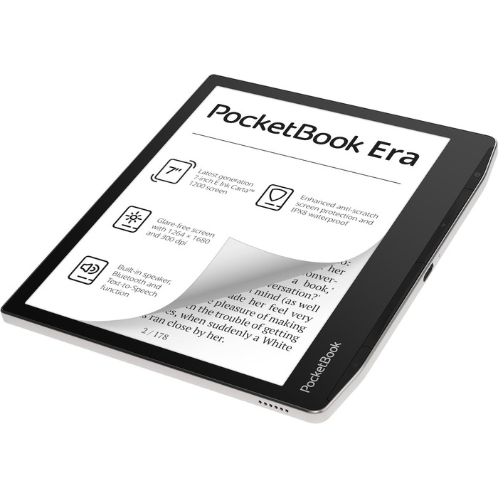 PocketBook Era Stardust Silver: 7-дюймовий електронний ридер 16GB срібного кольору