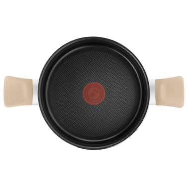 Каструля традиційна з кришкою Tefal Blossom G1744624, алюмінієва, для індукційних плит, 5,2 л