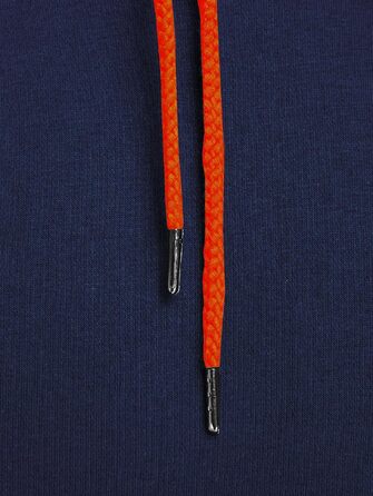 Чоловічий худі з капюшоном JACK & JONES RDD Logo, темно-синій (Navy Blazer), розмір S