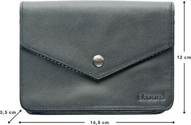 Сумка-бананка Skaard з екошкіри чорного кольору – 3-в-1 (crossbody, на пояс, унісекс) з регульованим ремінцем