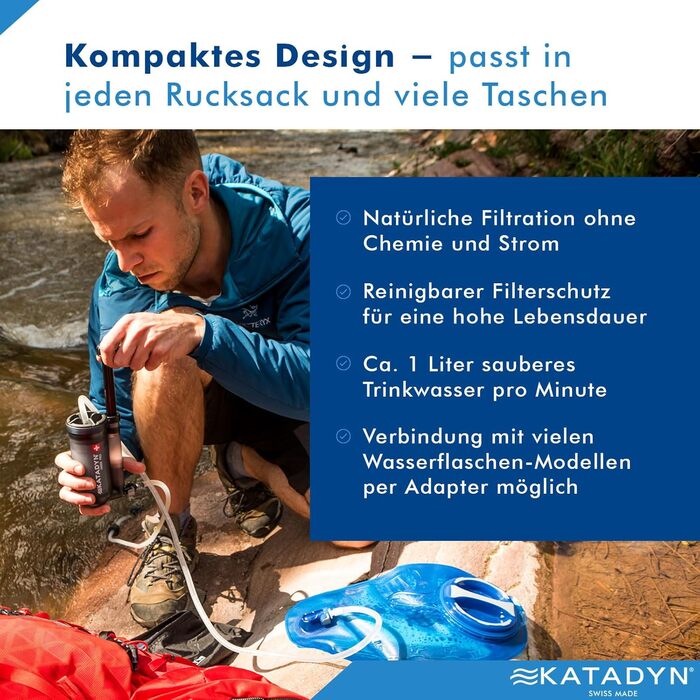 Katadyn 8019670 Water Filter Hiker Pro-Transparent