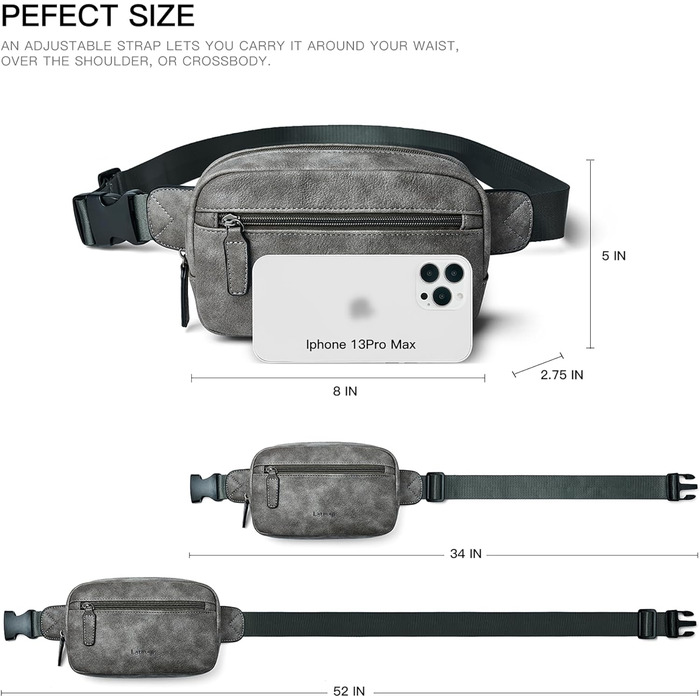 Гірчична поясна сумка-феня для чоловіків та жінок. Водонепроникна сумка на пояс для активного відпочинку, фестивалів та повсякденного використання.