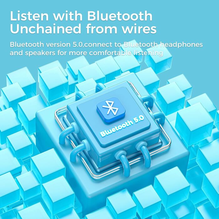 MP3 плеєр SWOFY з Bluetooth та Wi-Fi, 4.0