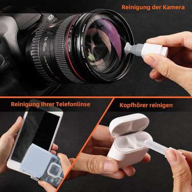 Набір для чищення клавіатури та ноутбука Ordilend: щітка, очищувач для MacBook, телефону, планшета, комп'ютера. Легкий у використанні та транспортуванні. Бренд Moranti, колір блакитний