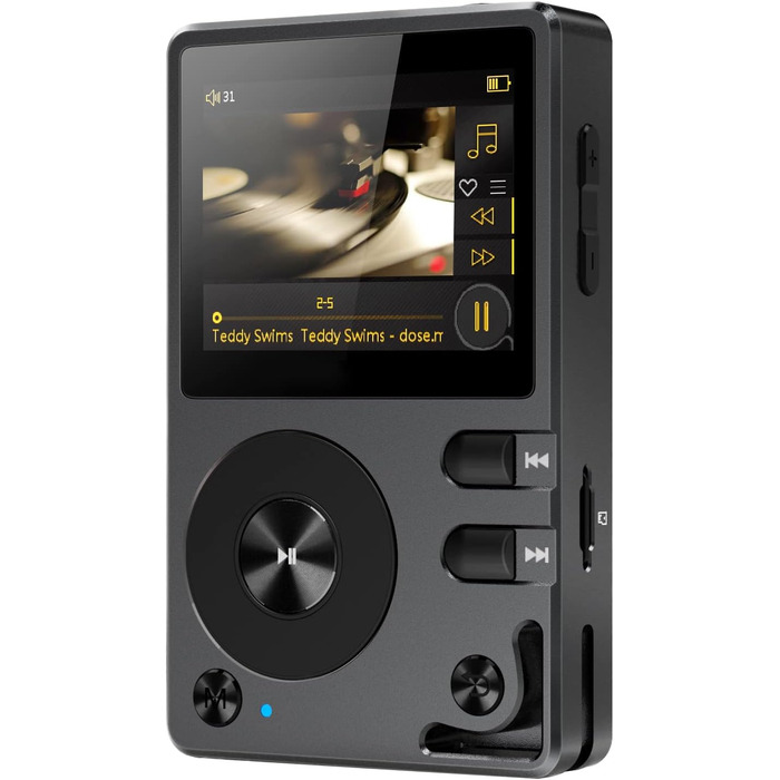 Портативний аудіо плеєр HiFi H2 з Bluetooth, DSD DAC, OTG, підтримкою до 256GB, без втрати якості, 32GB картки пам'яті