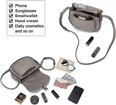 Сумка жіноча AFKOMST через плече з PU шкіри, маленька, регульований знімний ремінець - легка та стильна