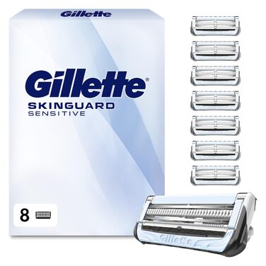 Смінні касети для бритви Gillette SkinGuard Sensitive, 11 шт, для чутливої шкіри, білі
