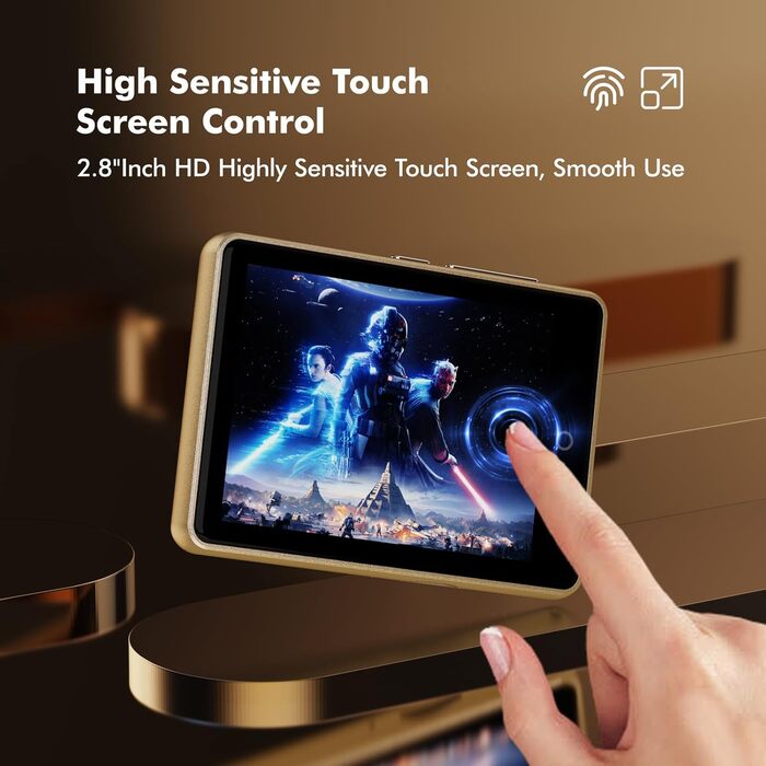 MP3 плеєр для дітей 64GB з Bluetooth 5.3, 2.8