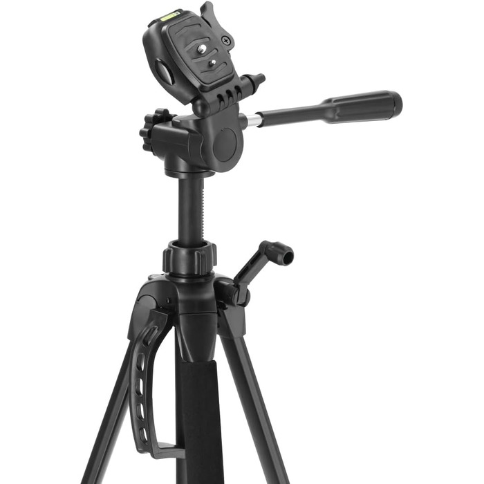 Триподальний штатив для камери та смартфона Hama Action 153 3D, регульована висота 60-153 см, 3-позиційна головка, чорний