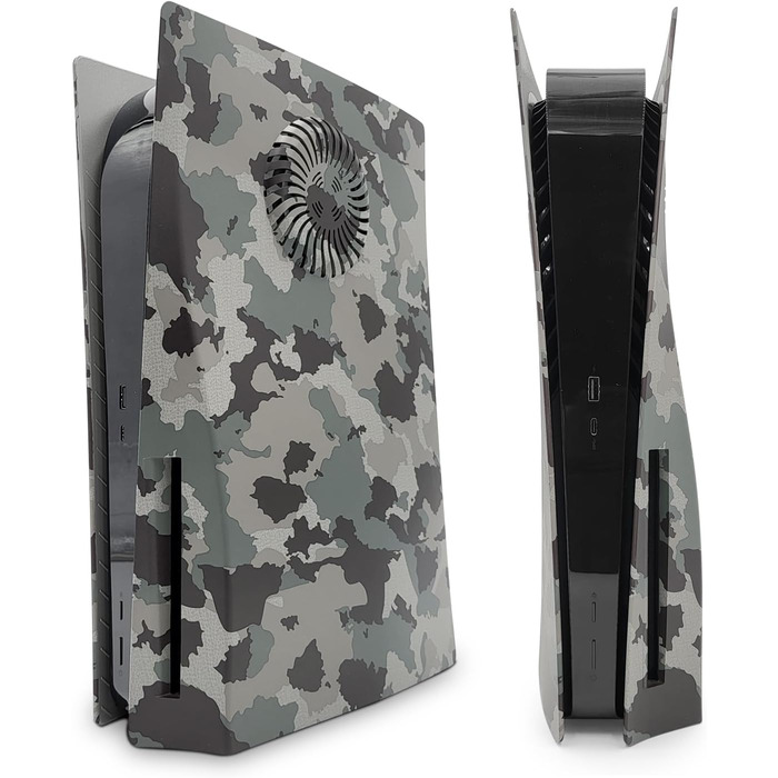 MatoSan® Accessories for PS5 Faceplate for Disc Edition | PS5 Cover Black PS5 Accessories for PS5 Cover | PS5 Skin | PS5 Plate, PS5 Side Panels Cover PS5 Accessories PS5 Case Camouflage