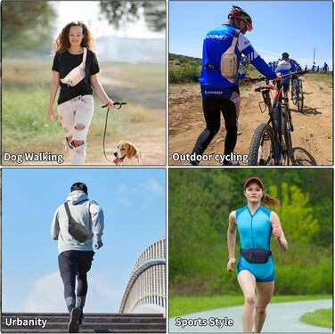 Поясна сумка на пояс, на стегно, унісекс, 30 см, червона. Зручна для подорожей, прогулянок з собакою, чоловіча та жіноча