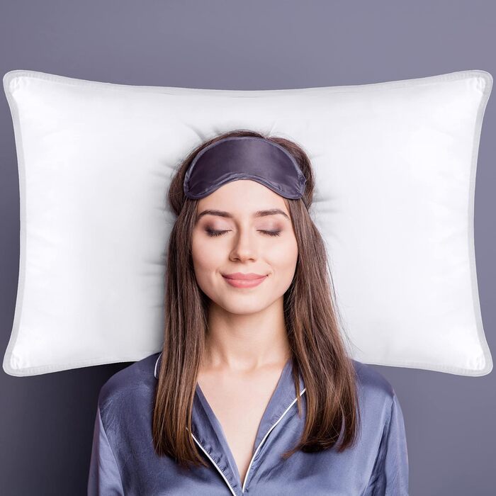 Utopia Bedding Pillow Set (2-Pack), 40 x 80 cm Sleeping Pillow, Breathable and Soft Pillow (White) 40x80 cm (2 Pack) White 2