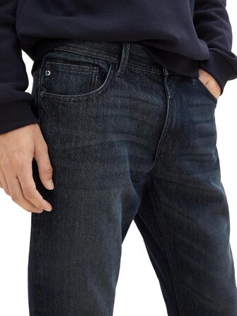 Джинси чоловічі TOM TAILOR Aedan Straight Stretch, синій денім, 27W 32L