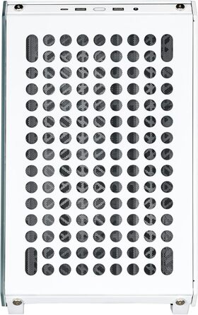 Корпус Cooler Master Qube 500 Flatpack: ATX, повністю модульний, з 120 мм вентилятором SF-L, вертикальний кріплення відеокарти, підтримка EATX, 2 x 280 мм радіатори, м'ятно-зелений (білий)