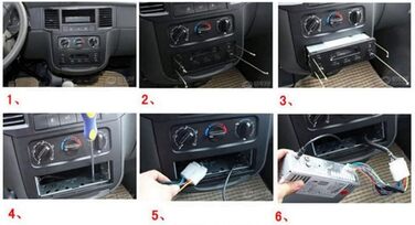 Автомобільна магнітола BOOMBOOST AV252 12В з Bluetooth, MP3, SD-карткою та вбудованими динаміками