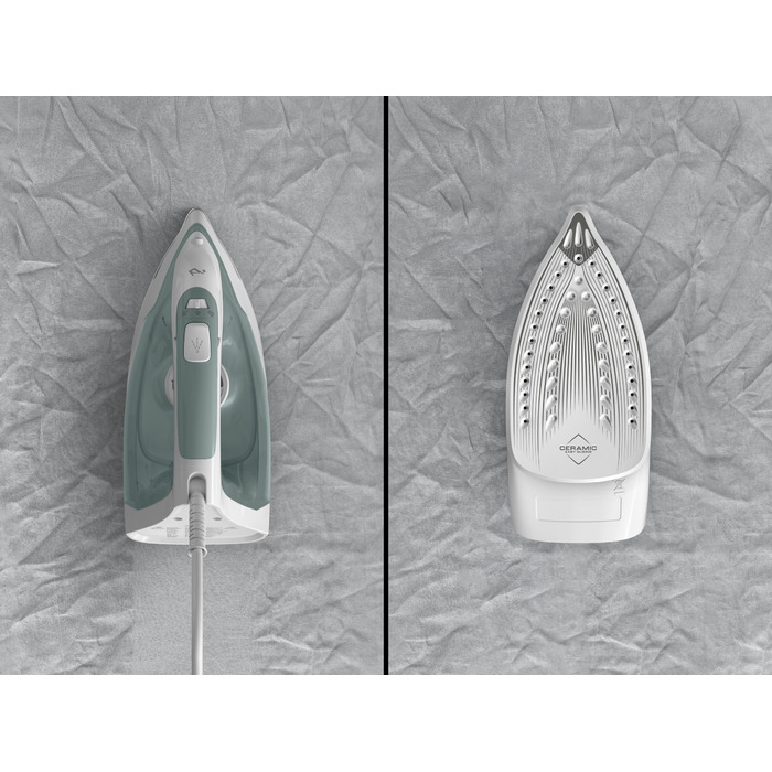 Парова праска TEFAL Virtuo FV2C42 2000 Вт, потужний паровий удар 120 г/хв, керамічна підошва