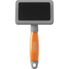 Видалення ворсу Wahl - професійна щітка для грумінгу собак та котів з гелевою ручкою, оранжевого кольору