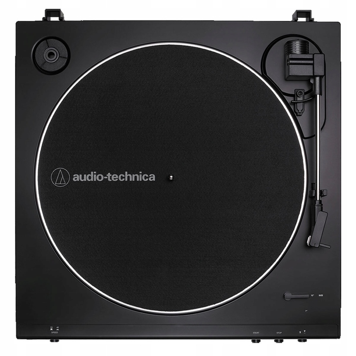 Вініловий програвач Audio-Technica AT-LP60XBT з пасиковим приводом та попереднім підсилювачем, чорний