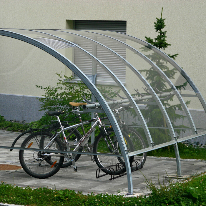 Relaxdays Black Bicycle Stand for 5 Bikes