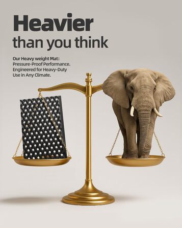 Килимок для порогу COLOR&GEOMETRY Null Geruch TPE, Heavy Duty, 43x75 см, чорний. Екологічний, не потребує обслуговування, антиковзаюча, для дому, тераси, гаража.