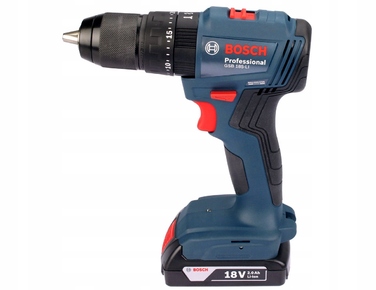 Дриль-викрутка Bosch GSB 185-LI 18V з ударом, 2 акумулятори по 2Аг та зарядний пристрій, комплект