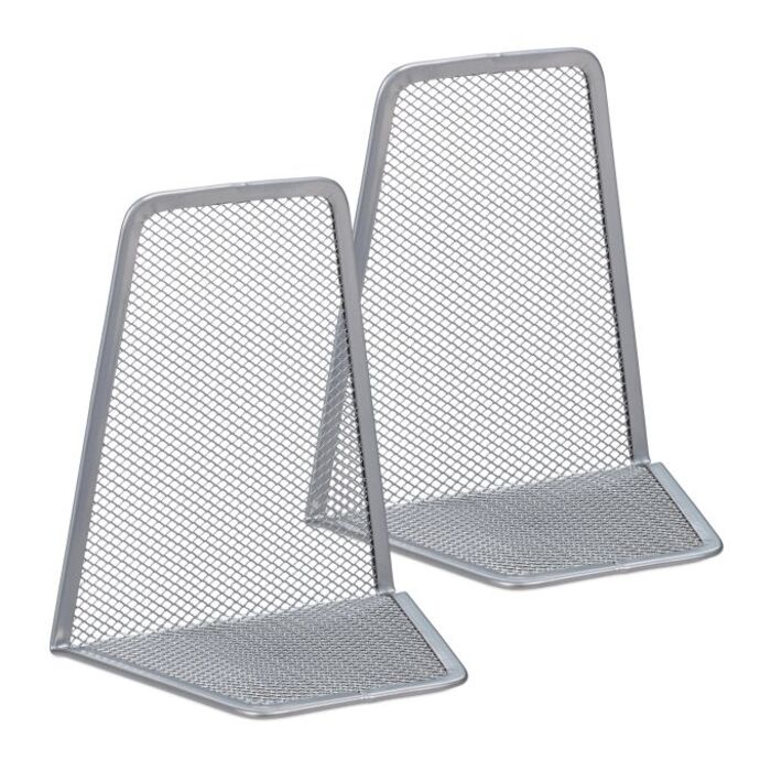 Relaxdays Bookends - Set of 2