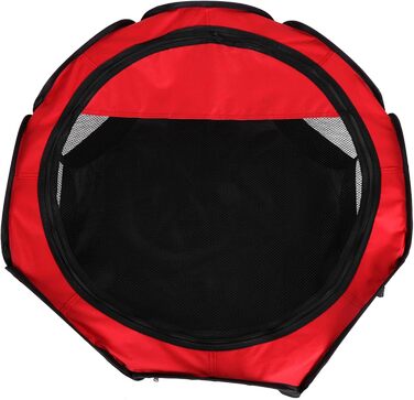Клітка-вигул для собак та тварин Greensen Faltbar (600D Oxford), червона