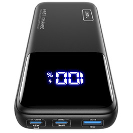 Повербанк INIU 65W 20000mAh для ноутбуків та смартфонів, швидка зарядка USB-C для MacBook, Steam Deck, iPhone, Samsung, iPad