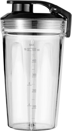 WMF Kult Pro Multifunction Mixer, High-Performance Blender, 30,000 RPM, Smoothie Maker, Stand Mixer, Ice-Crush Function, 4 Mixing Containers including ToGo Lid Single