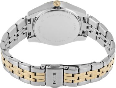 Жіночий наручний годинник Fossil Scarlette 33мм, кварцовий, з датами та сталевим браслетом, сріблясто-золотий