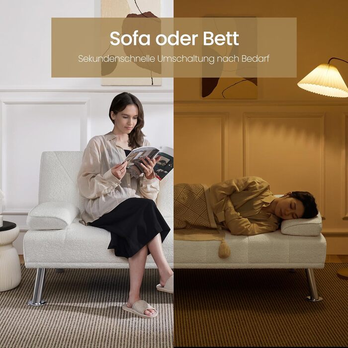 Yaheetech Folding Sleeper Sofa
